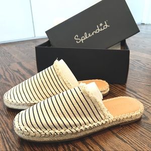 New in box women’s Splendid Jaime striped espadrilles - size 8.5